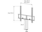 ST-ADP-SLV-5060 - Support TV argent pour Sonorous Studio