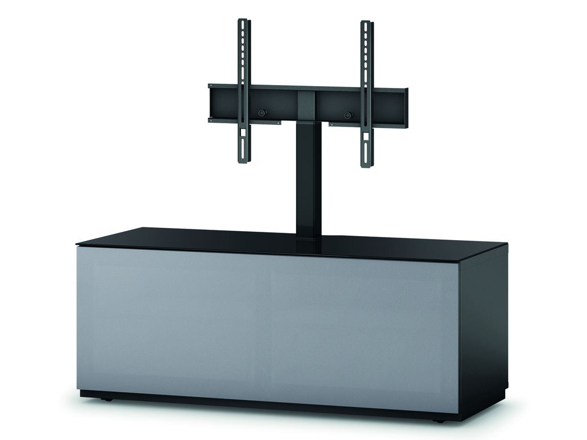 STA111T - Schwarz, Stoff Grau, Sockel