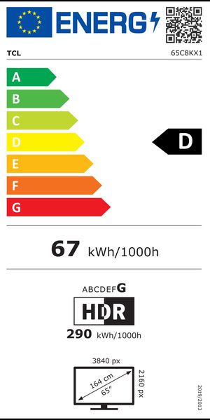 Étiquette énergétique 252568