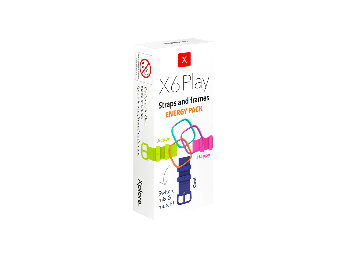 X6 Energy Pack - Bracelets - Pink, Bleu, Lime