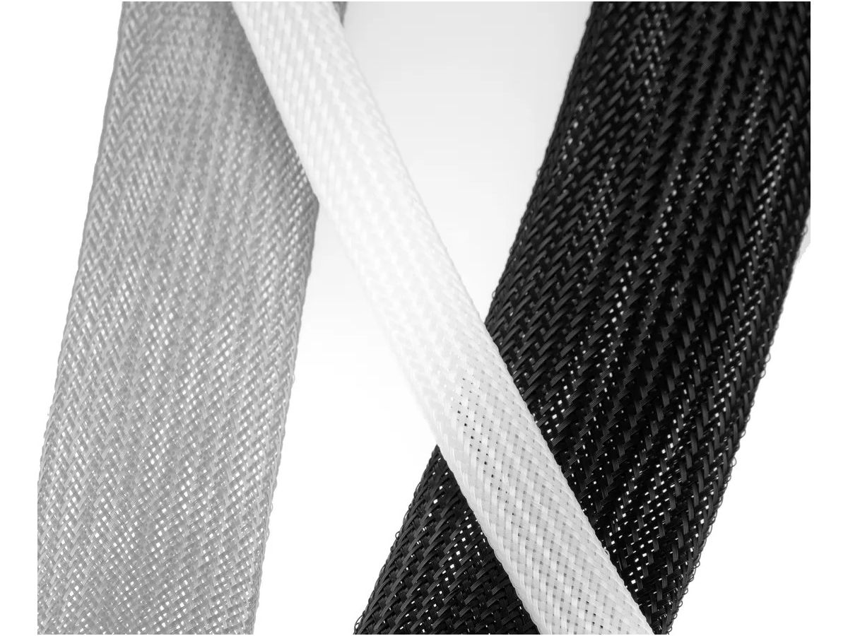 Cable Socks 15/25 weiss - Kabelschlauch, B: 15mm, L:25m