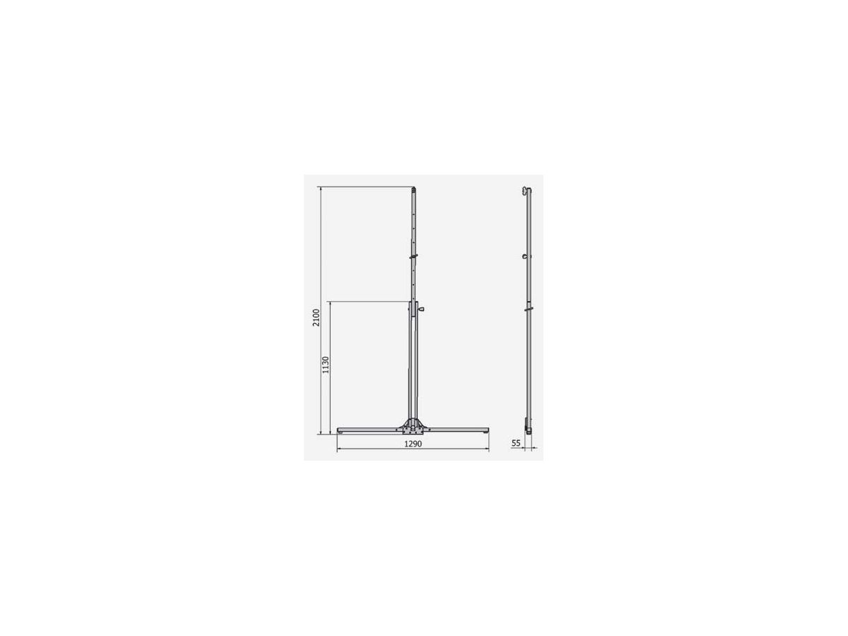 Screenline TStand30 - T-Stand für 4-Rent