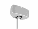 CSBP2W - Support pour Bluesound Mini 2i blanc