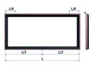 FA2031610 - Écran bordure 203 x 127cm