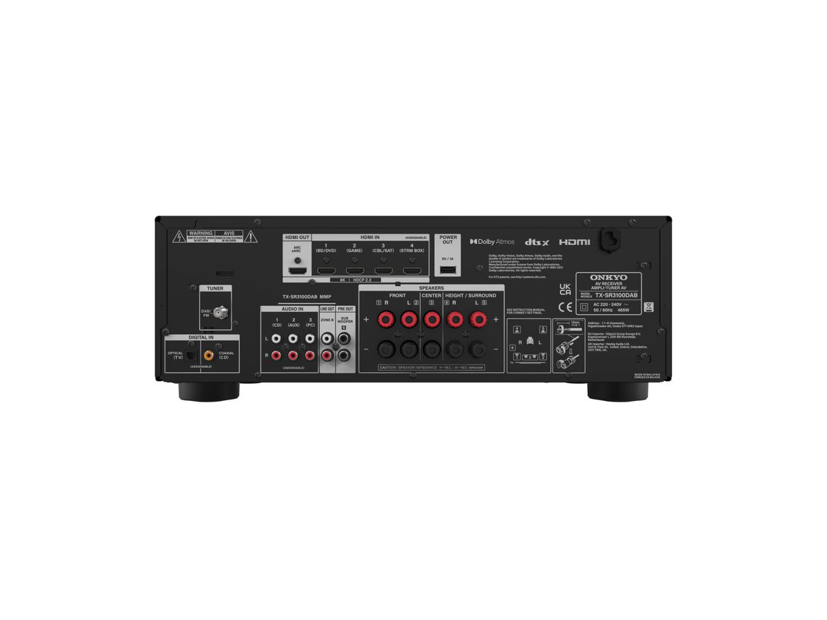 TX-SR3100 DAB - AV-Receiver, noir