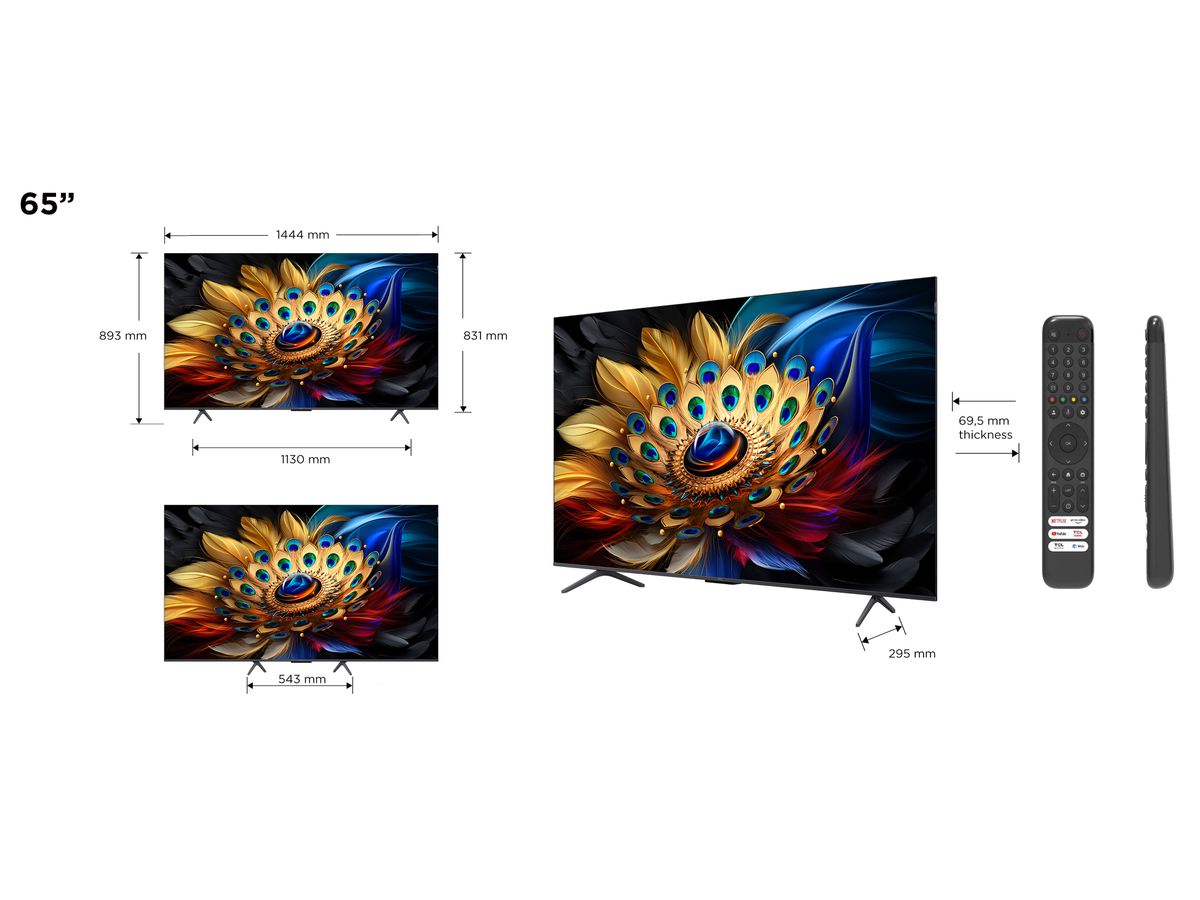 65C655 - 65 inch,4K,QLED,GoogleTV,LED Direct