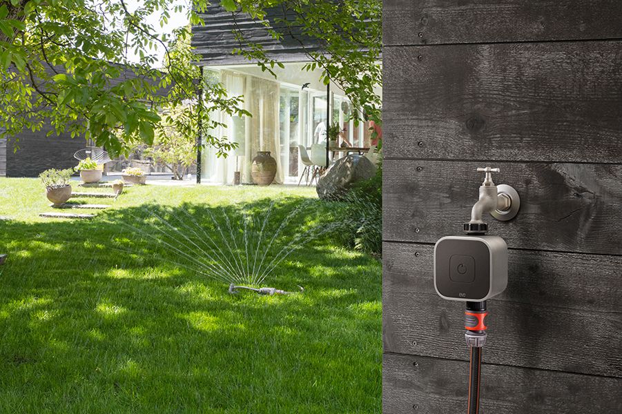 Eve Aqua im Garten installiert