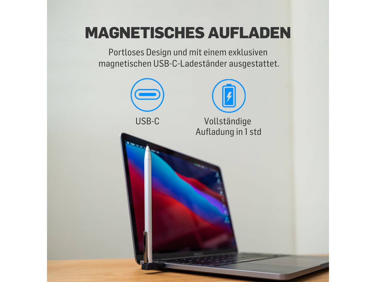 Dash 4 - Dual Mode Stylus, silver