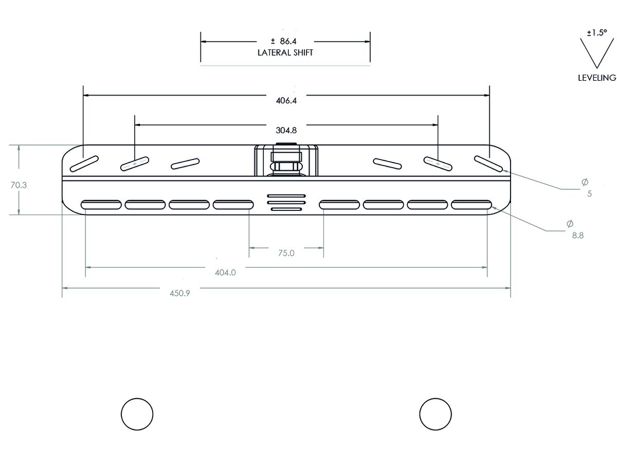 VML44A - Fixe Wandhalterung - Super Slim