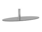 CAV-ORBIT-S - Bodenplatte Oval Edelstahl, 98x45 cm