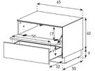EX20-FD Eiche Sockel 8cm Version B