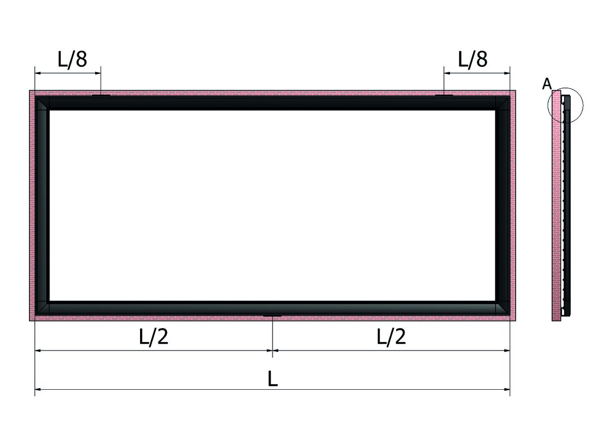 FA2031610 - Écran bordure 203 x 127cm