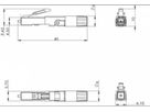 LC-Stecker passend für Multimode Glas - 10er Set