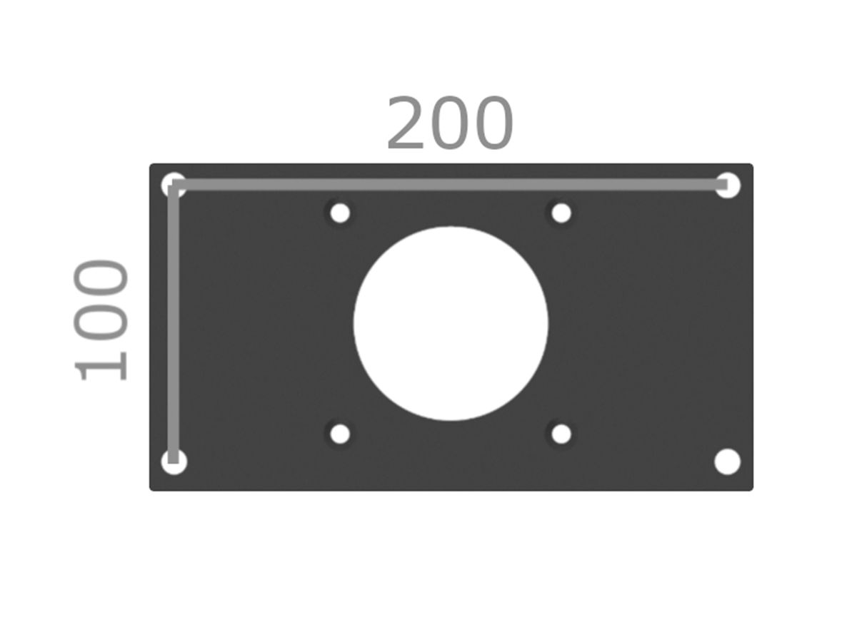 CAV-V21 - Plaque de montage pour Cavus