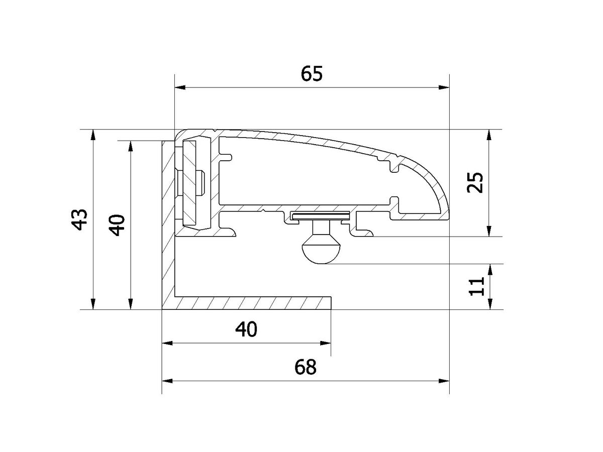 FA2031610 - Écran bordure 203 x 127cm