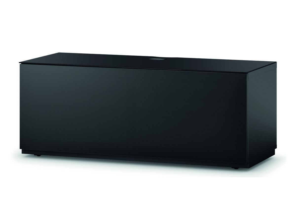 STA110T - Noir, tissu noir, socle