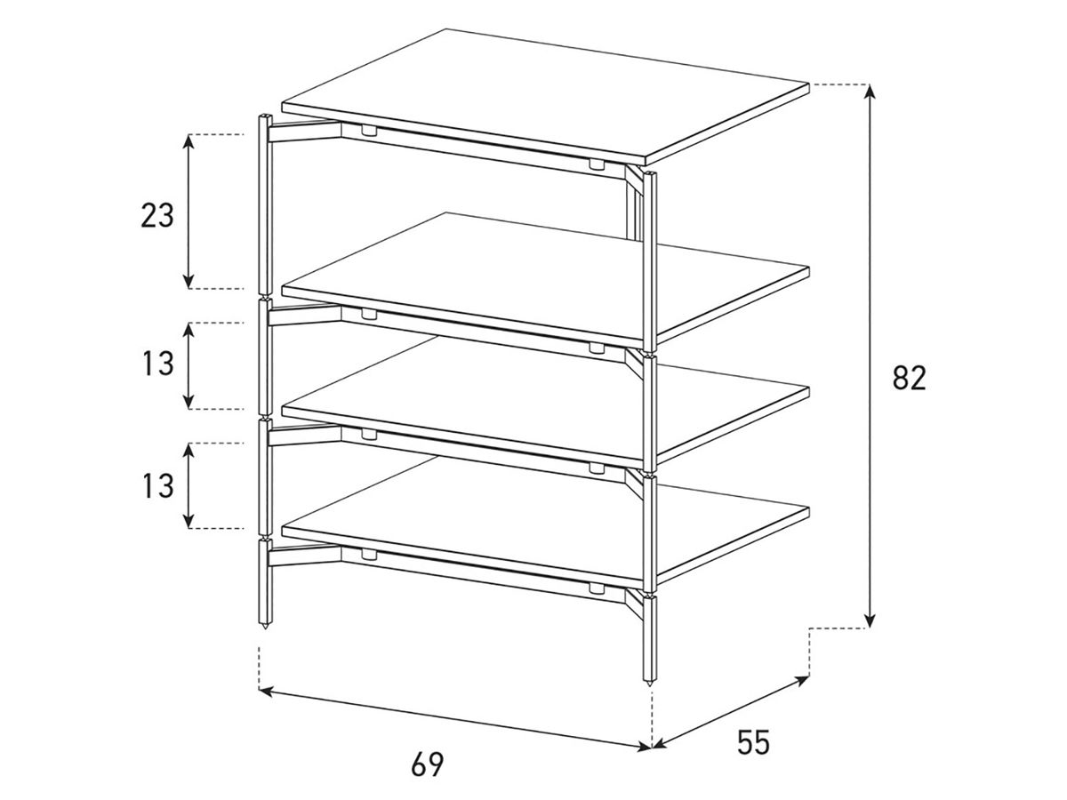 RX6040 - Laminat Walnuss, Schwarz Metall