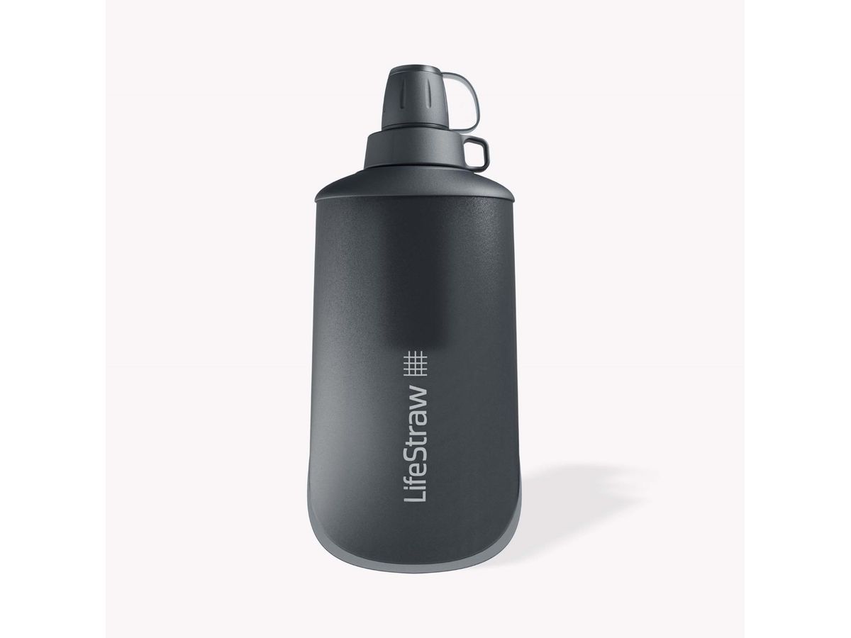 Squeeze Bottle - Mountain gray, 650 ml, Wasserfilter