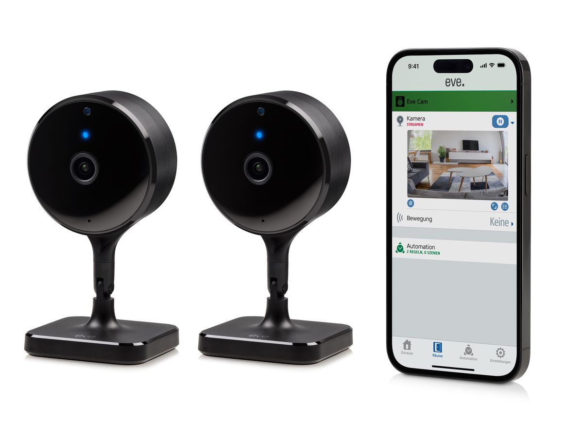 Cam 2er Pack - Caméra intériéure sécurisée