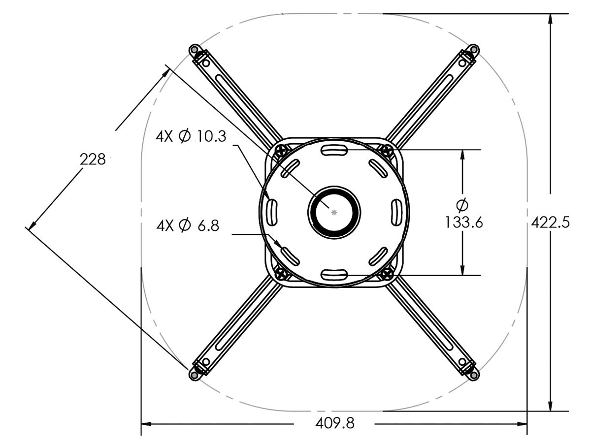VP1 - Universal Beamer Mount