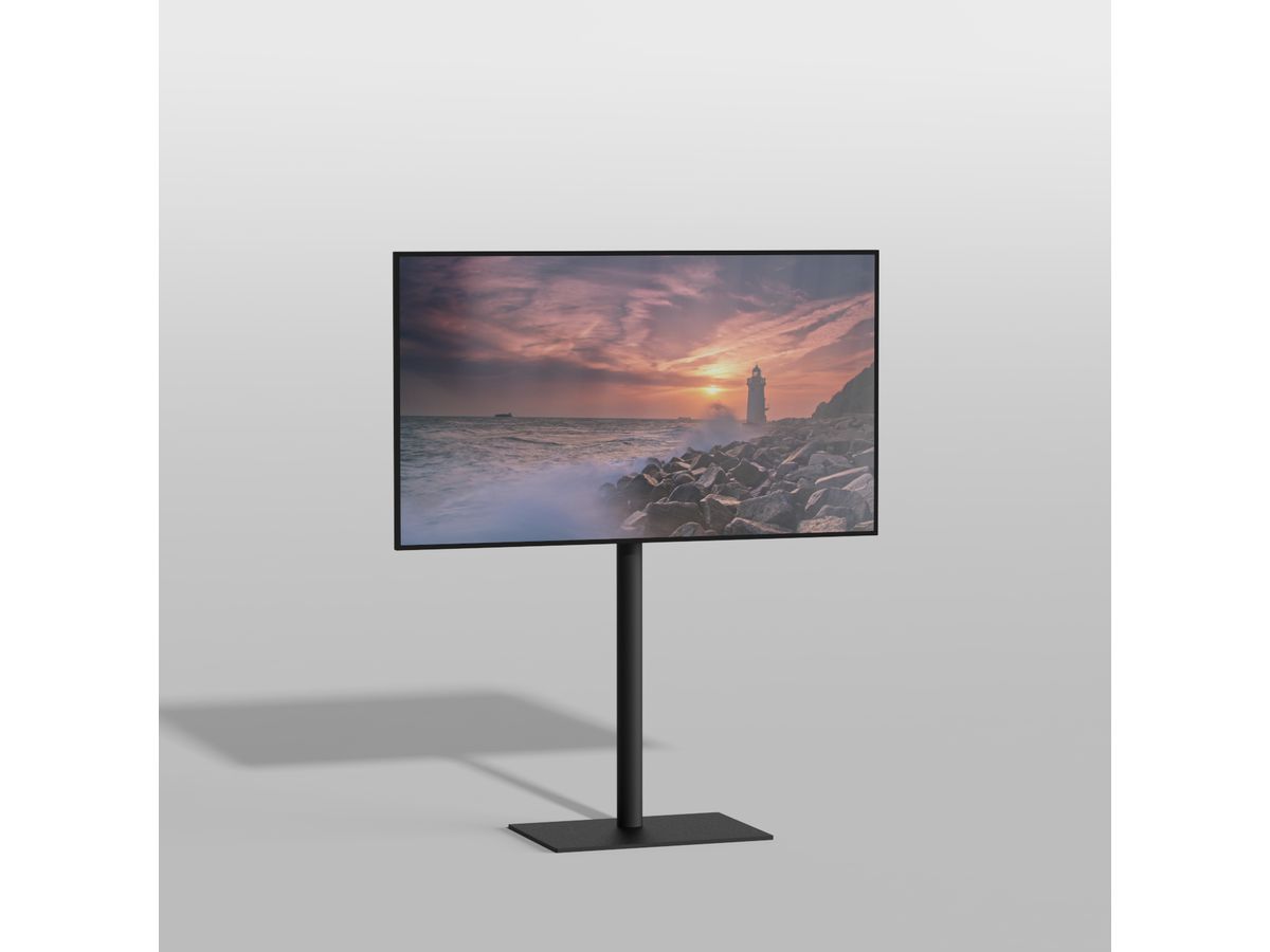 TILE100B01 - TV-Ständer TILE, Schwarz, 1m, 75-400