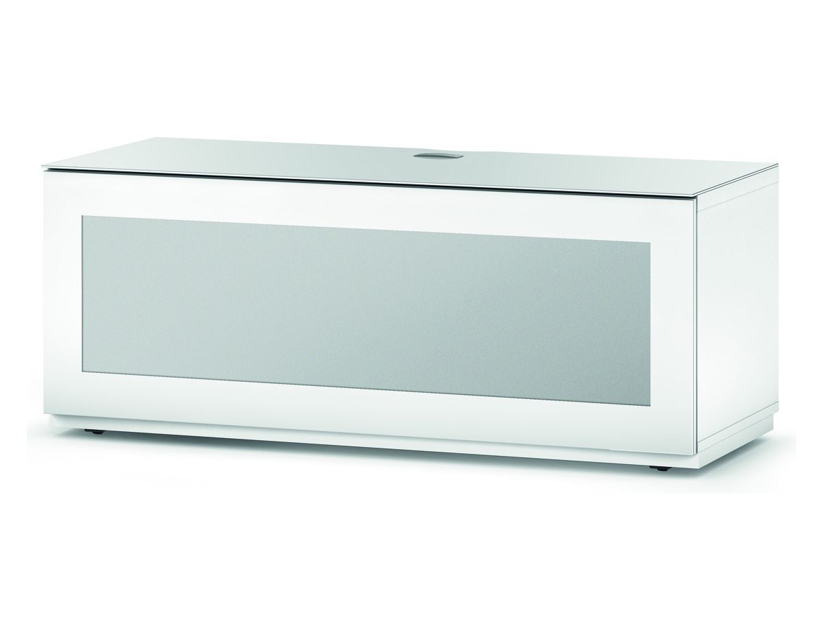 STA110I - Weiss, Klappe IR-Glas Weiss, Sockel