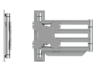 WMV9001 - Wandhalter Alu schwenkbar -55"