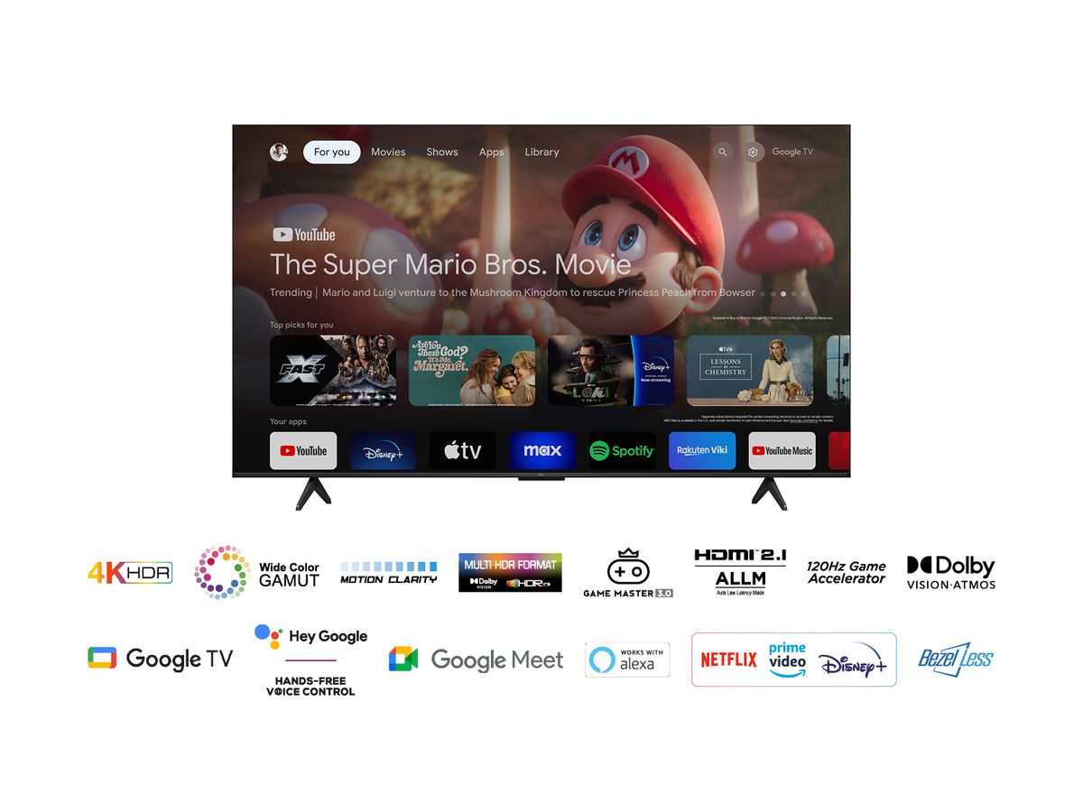 55P755 - 55 Zoll 4K UHD SmartTV,GoogleTV, WCG