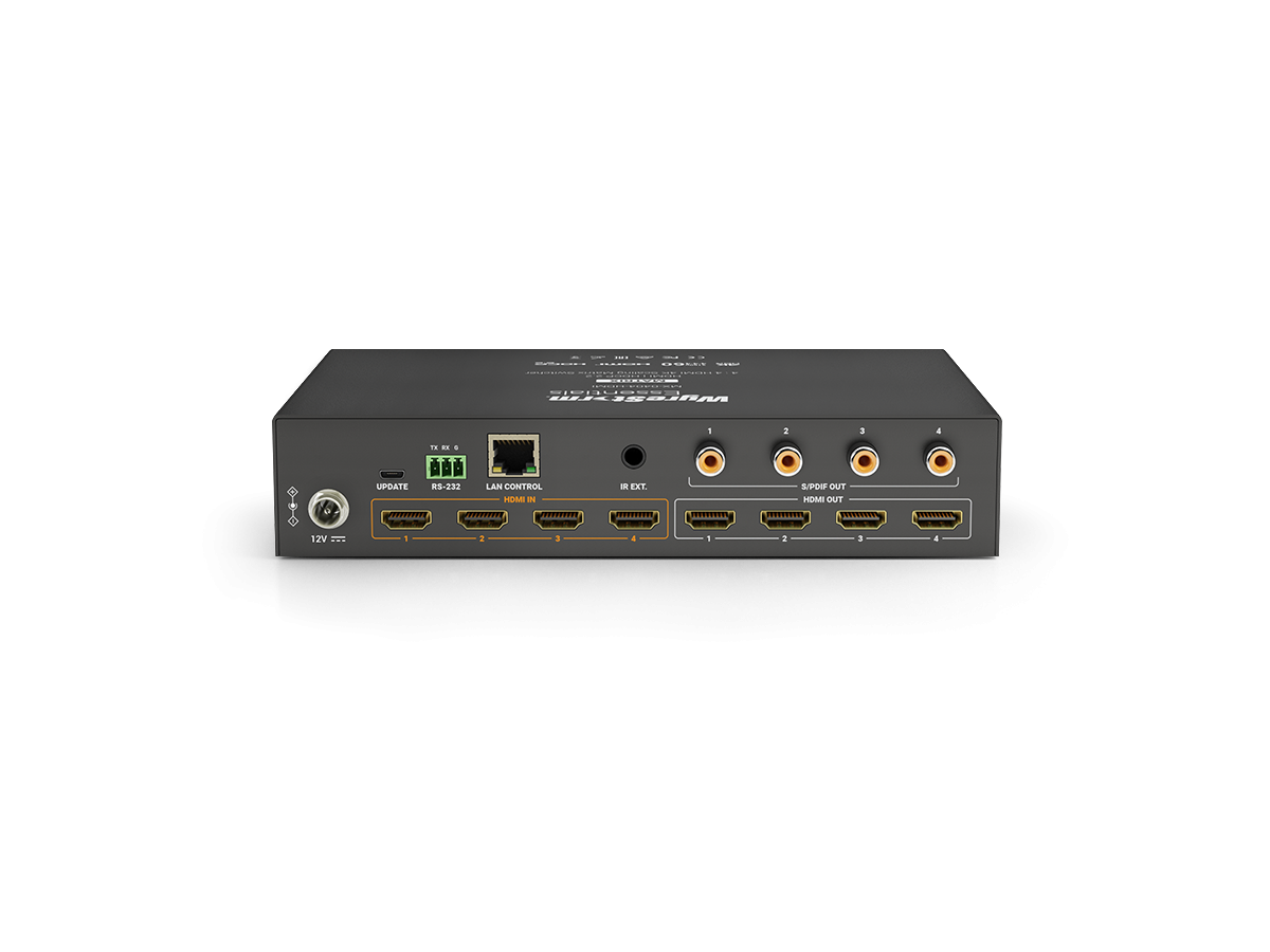 Wyrestorm MX-0404-HDMI - Matrix 4x4 HDMI, Audio Out