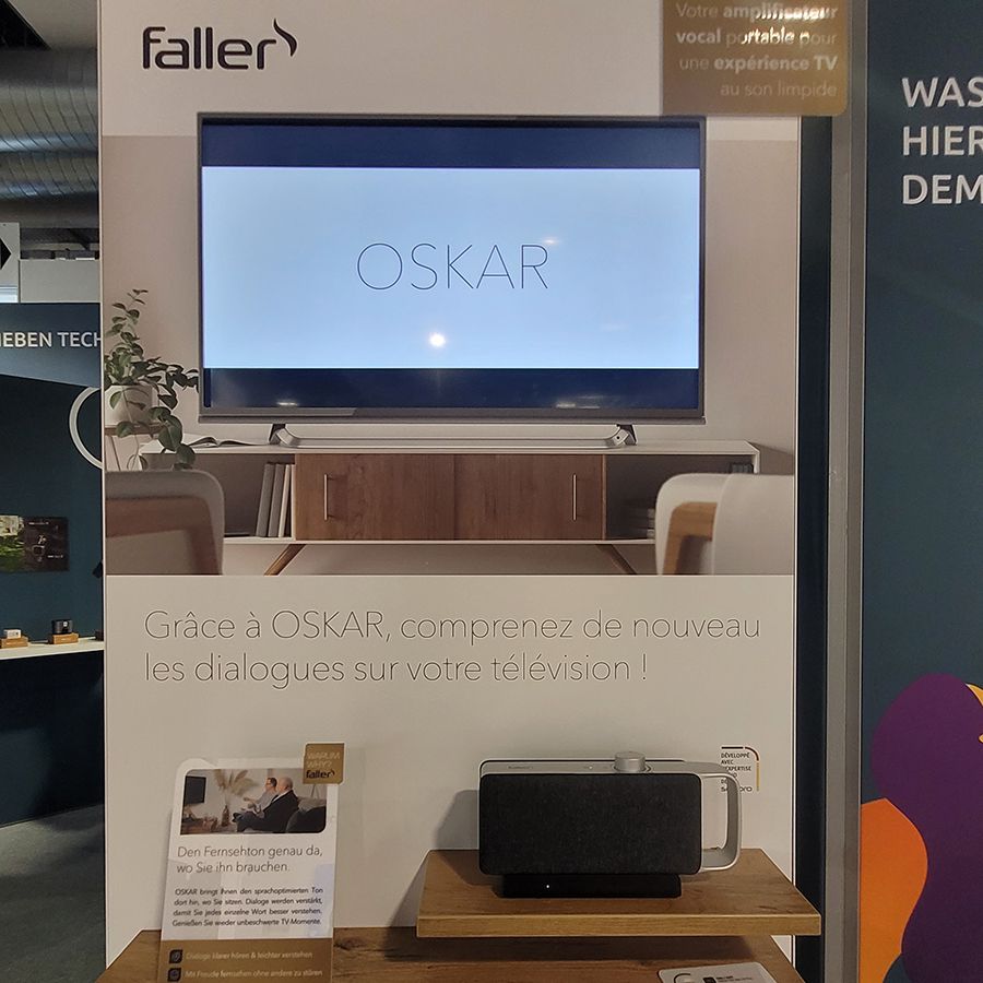 Messebild novis Stand an der Home & Professional 24 - faller audio Oskar