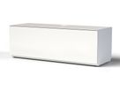 STA130F - Blanc, abattant blanc, socle