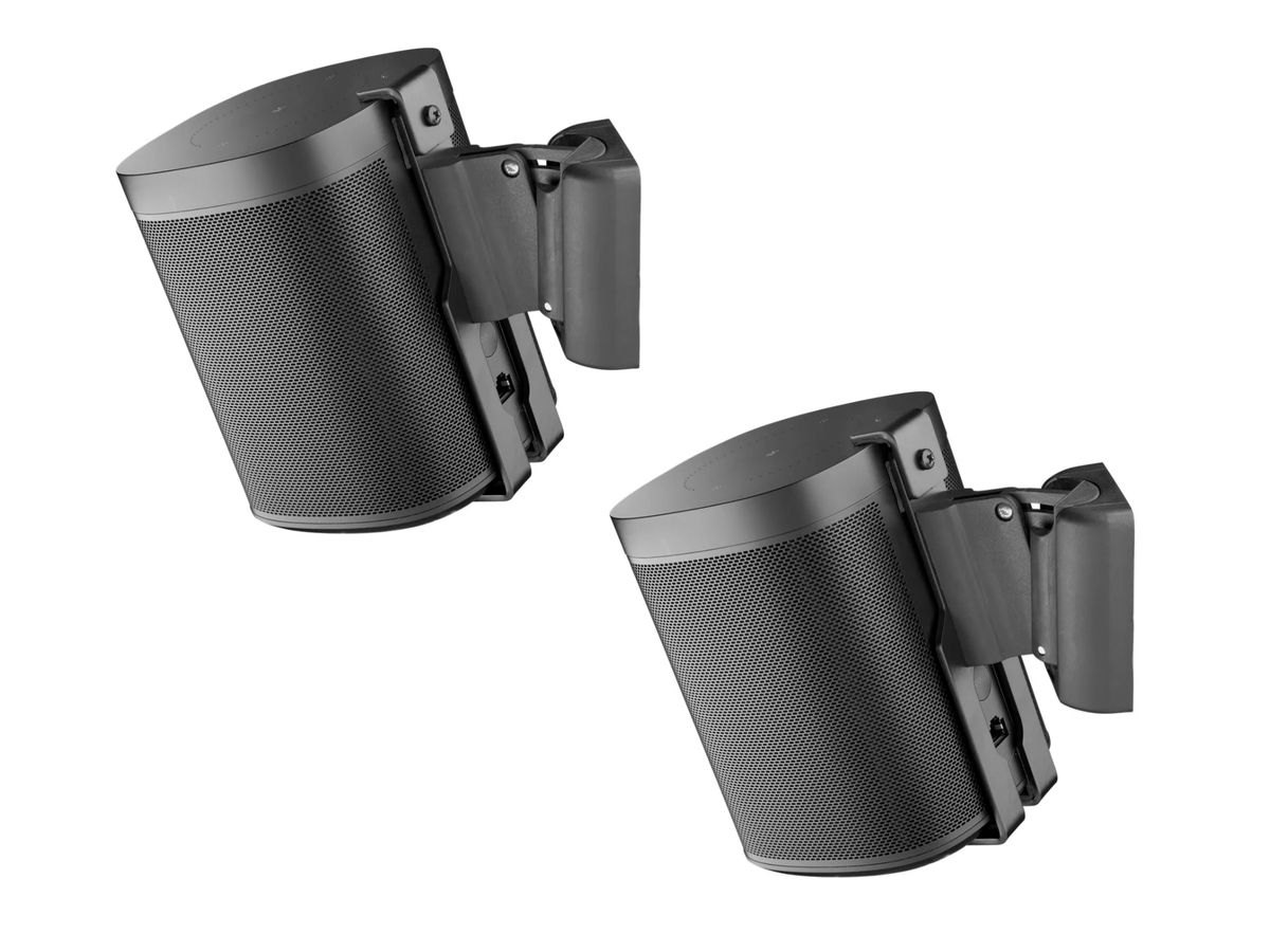 Wandhalterung für Sonos ONE - Paar - schwarz