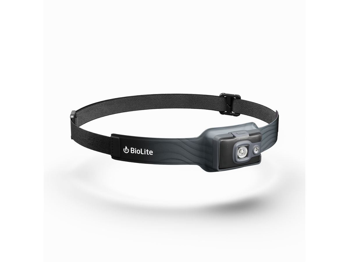BioLite Headlamp 325 - grey/black, Lampe frontale, 325 Lm