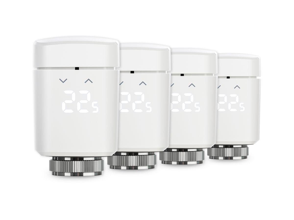 Thermo (Matter) 4er Pack - Smartes Heizkörperthermostat