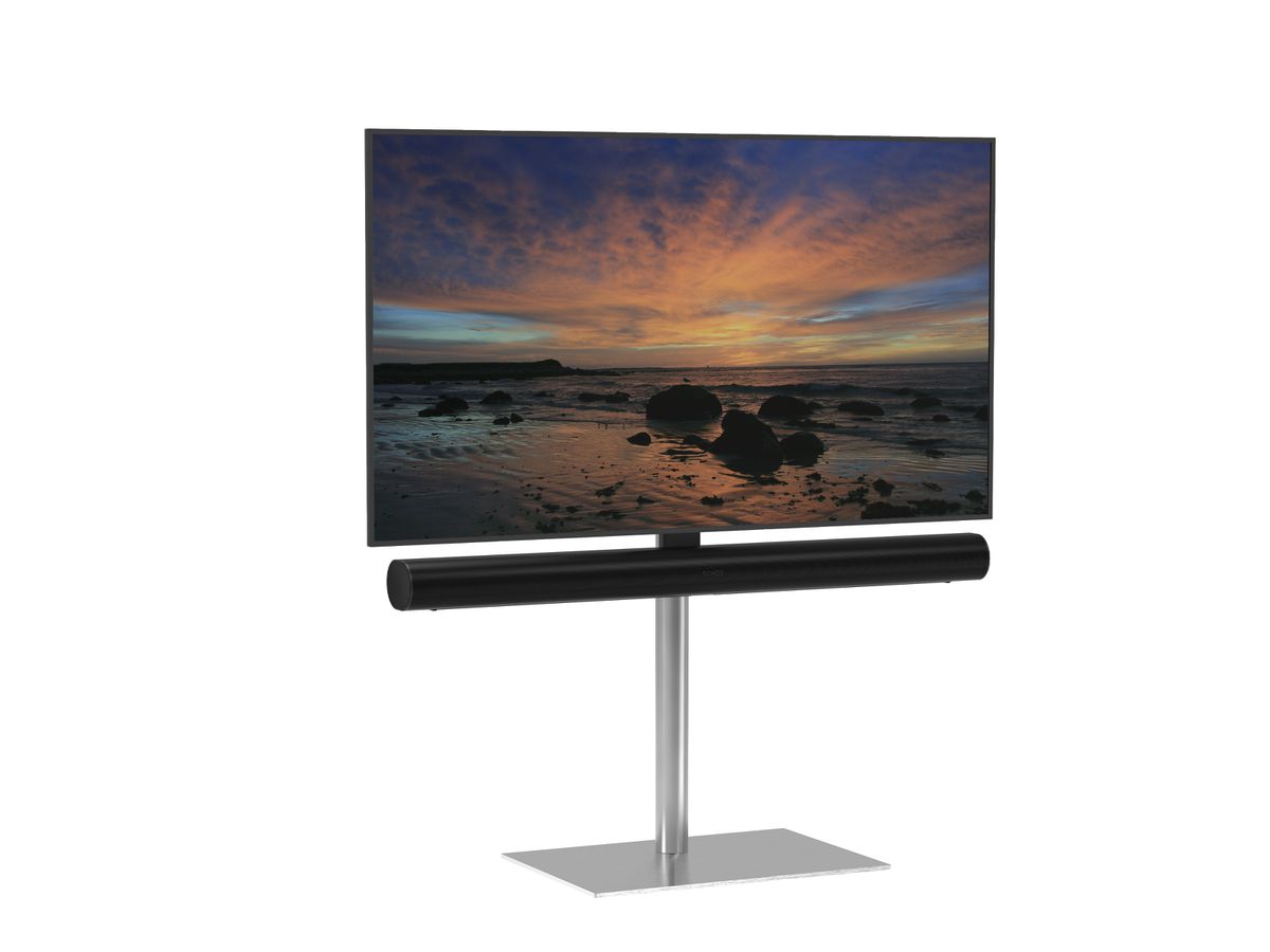 SQUARE100S01A - TV-Ständer für Sonos ARC, Edelstahl