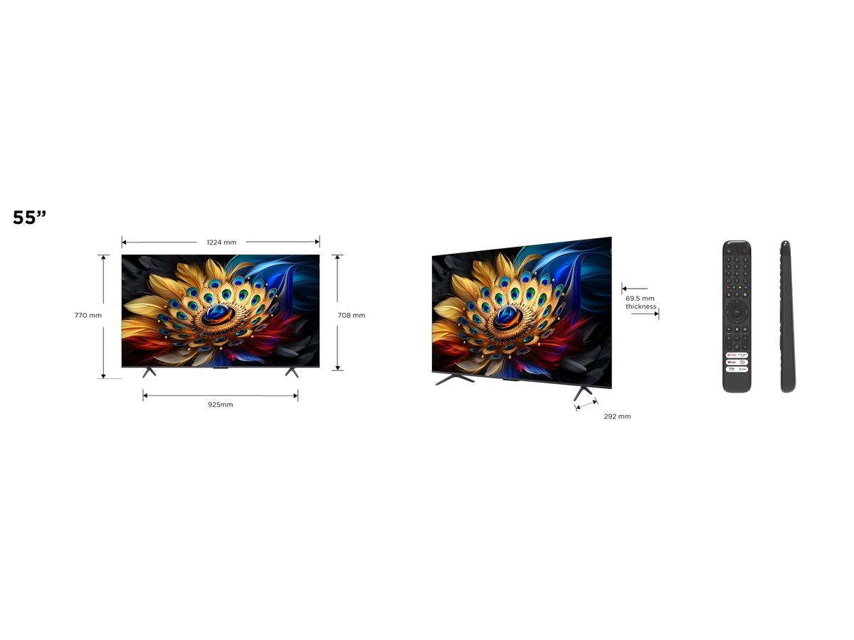55C655 - 55 Zoll,4K,QLED,GoogleTV,LED Direct