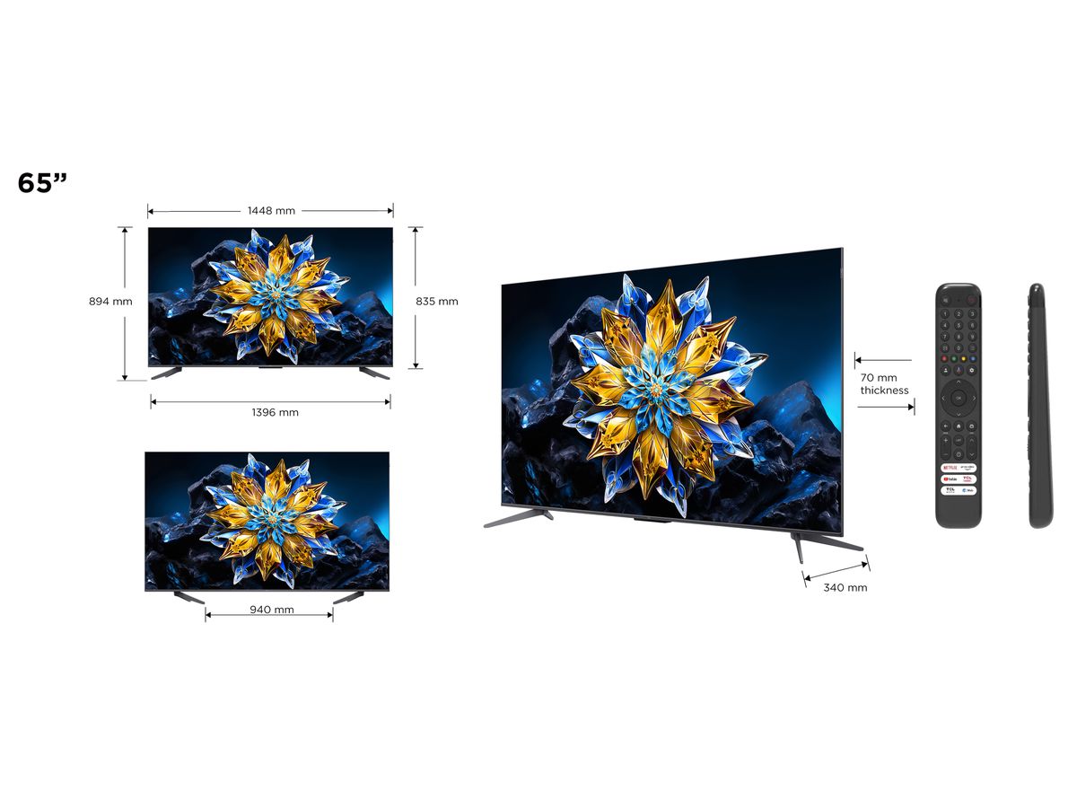 65C655 Pro - 65 Zoll,4K,QLED,GoogleTV, LED FALD