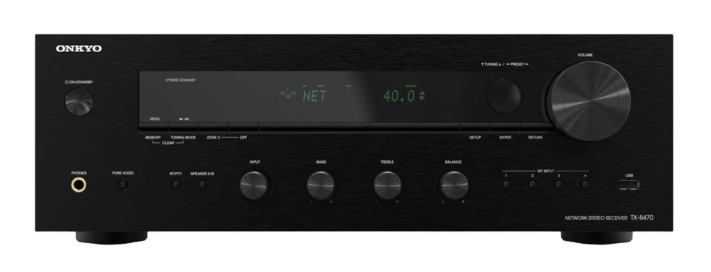 Produktbild vom Onkyo AV-Receiver TX-8470 von Vorne