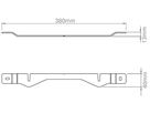 MS81B - Wandhalter für Sonos Ray Schwarz