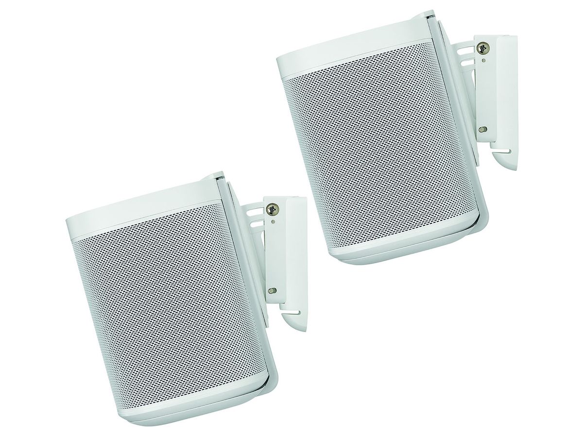 MS11WX2 - Support pour Sonos One, paire, blanc