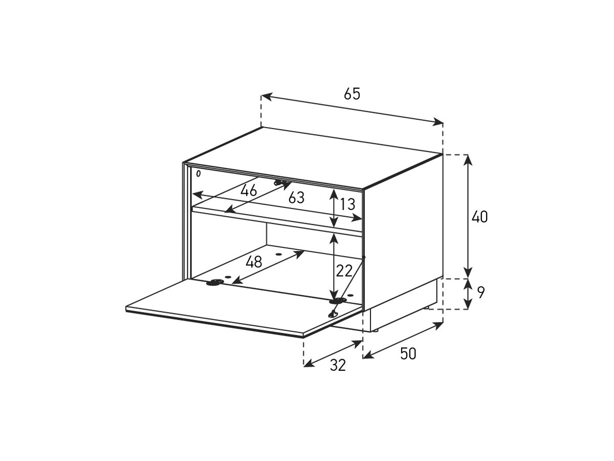 EX20-F Graphit Sockel 8cm Version B