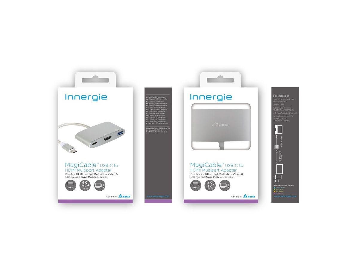 MagiCable USB-C > HDMI Multiport -Silber