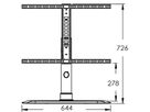 FTVS1 - Universeller Tischständer, 32 - 65 Zoll