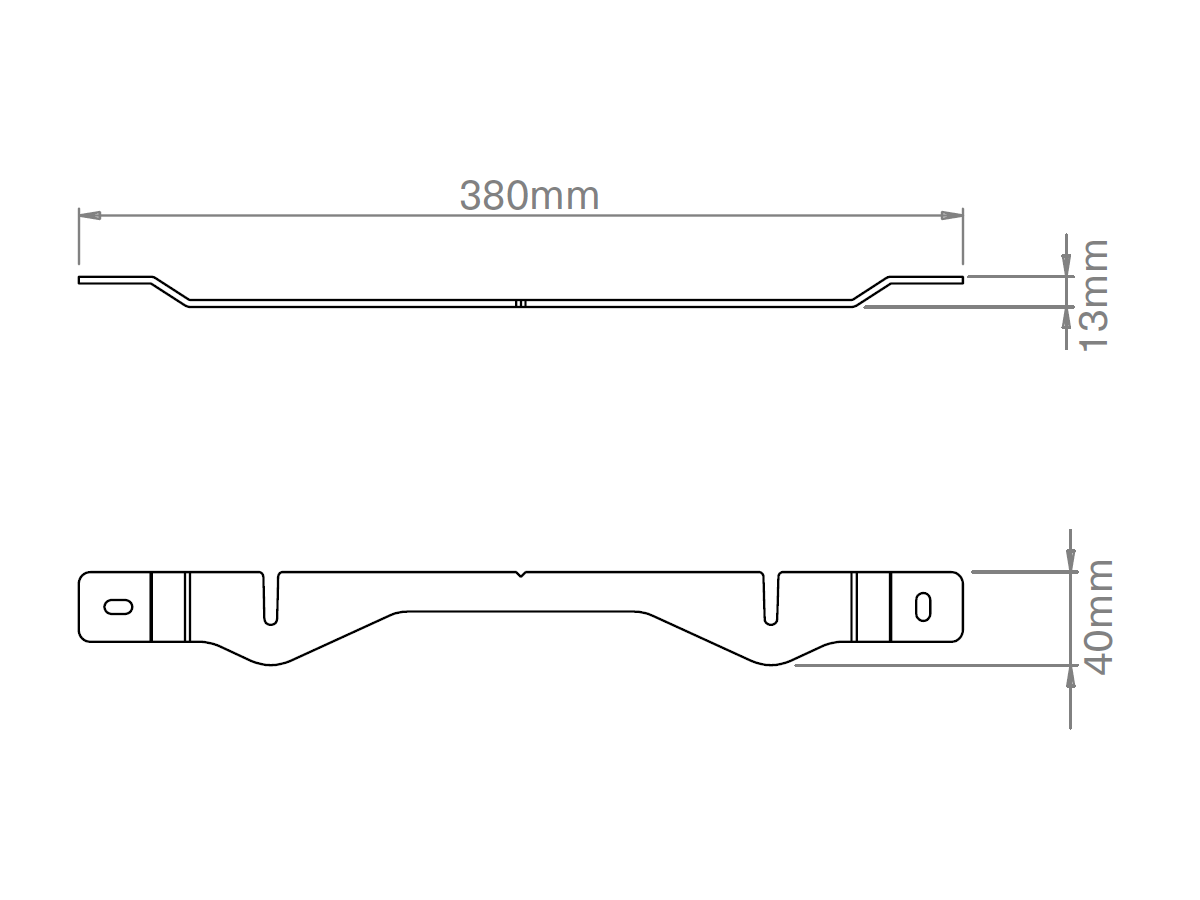 MS81B - Support mural pour Sonos Ray noir