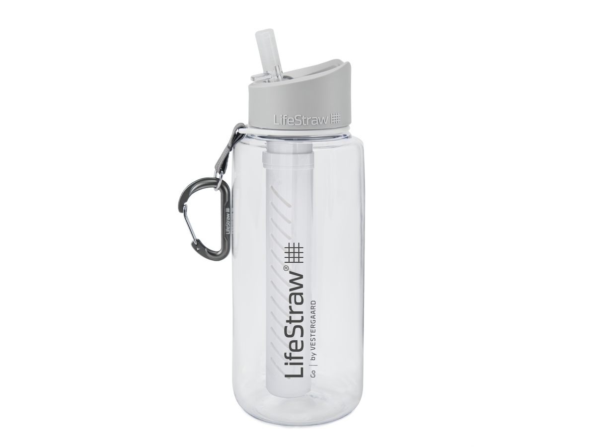 Go 2, 1 Liter - Clear,  Wasserfilterflasche 1 Liter