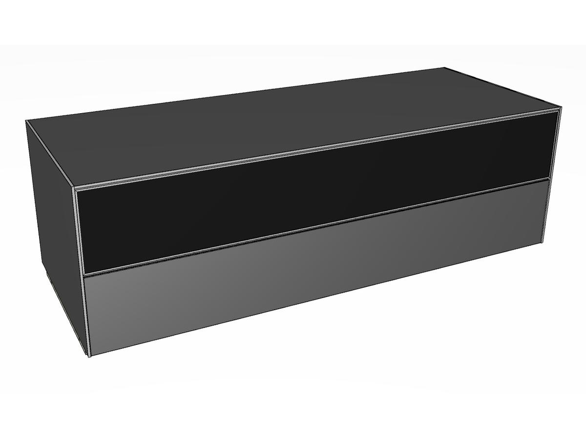 EX12-PD-GRPC-GRPC-W-A-BLK - Graphit Ätzglas, Perforation Schwarz