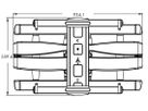 VXF730-B2 - Support pivotant