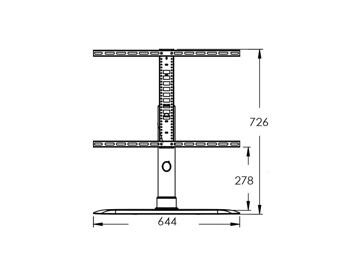 FTVS1 - Support de table pivotant, 32 - 65"