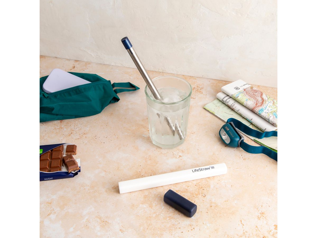 SIP, Strohhalm Wasserfilter - Midnight Blue, inkl. Carry-Case