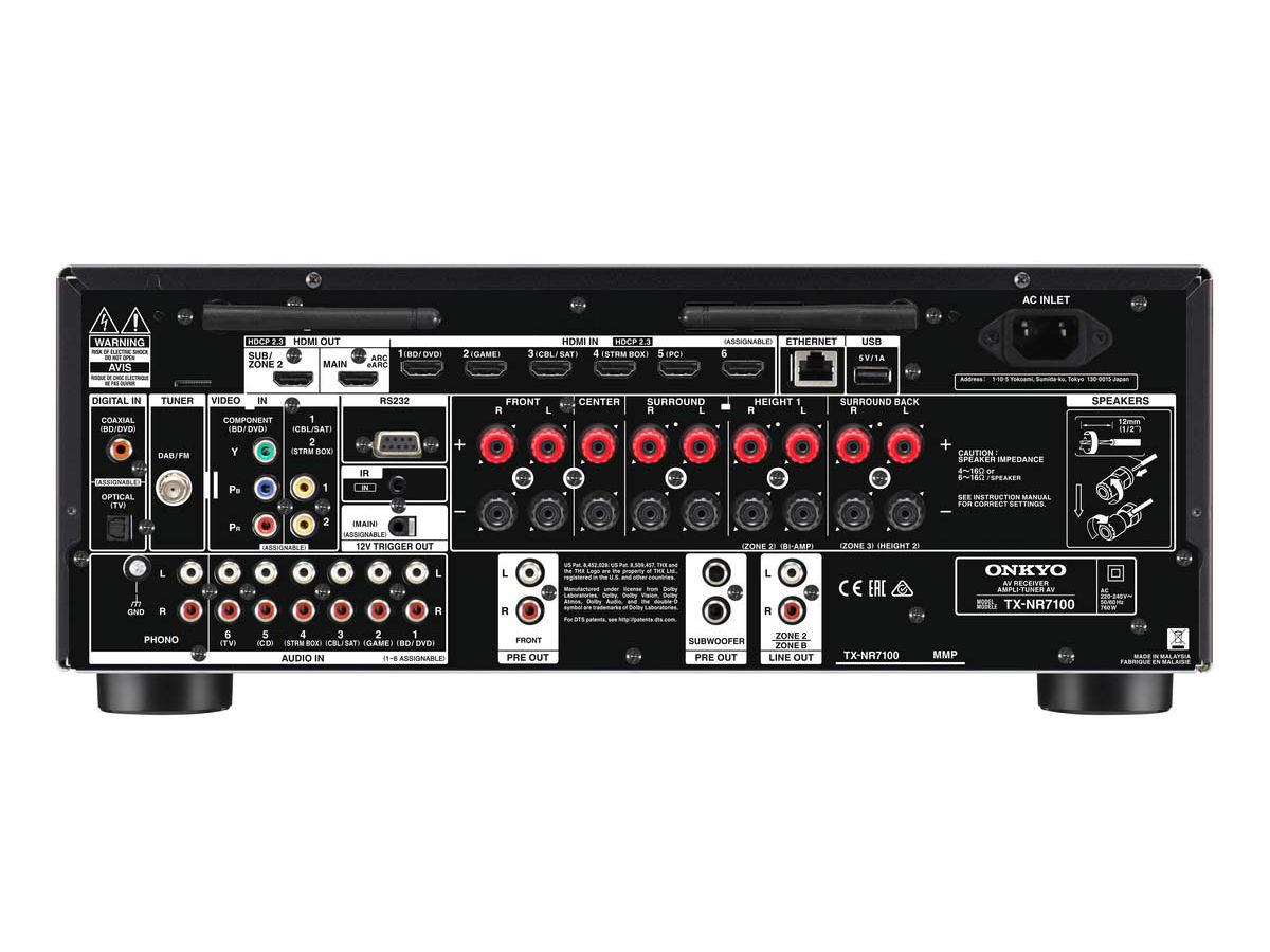 TX-NR7100 - AV-Receiver 9.2, schwarz